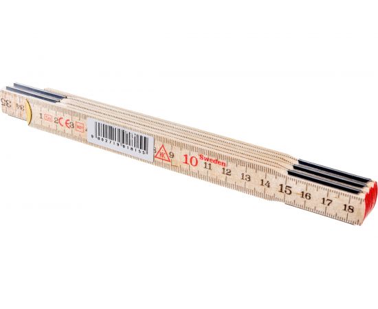 Складной метр (1 м, береза) SOLA H 1/6 53011101 