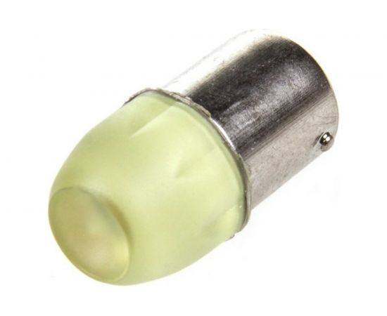 Автолампа диод S25 P21W 3 SMD диода BA15s 1-контурная жёлтая SKYWAY S08201252 