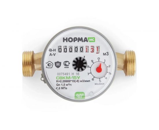Счетчик воды Норма ИС СВКМ-15У 80 мм 100091 