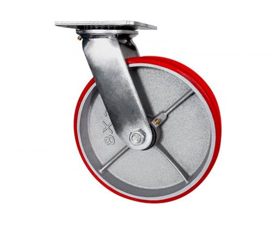 Колесо большегрузное полиуретановое поворотное Longway SCP80 