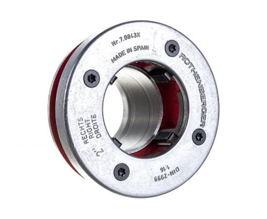 Комплект: резьбонарезной клупп с головками Rothenberger SUPER CUT BSPT R 1/2-2 70892Х – изображение 17