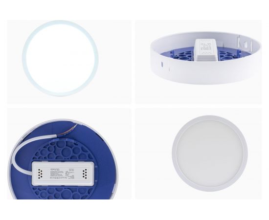 Светодиодная накладная панель APEYRON 220В, 10Вт, 800Лм, CRI:80Ra, Ф120, круглая 06-62 – изображение 20