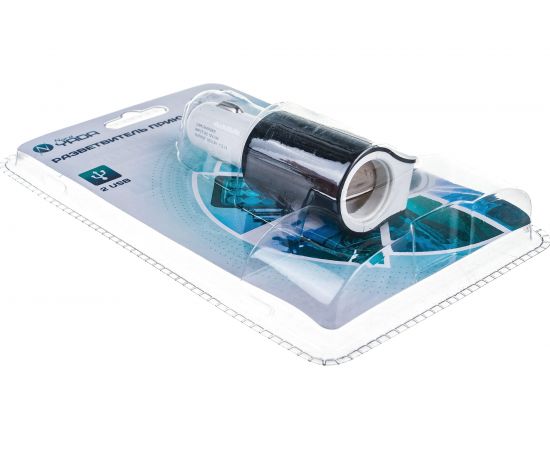 Разветвитель прикуривателя Nord-Yada 1 гнездо, 2USB 907341 – изображение 2