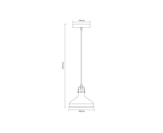 Подвесной светильник Camelion PL-425S C62 черный+медь, Amsterdam, E27, 60Вт, 230В, металл 13023 – изображение 2