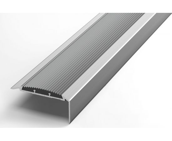 Порог угловой антискользящий алюминиевый ЛУКА (57,7х27 мм, 1,8 м, Без окраса) УТ000023732 – изображение 2