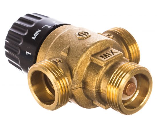 Термостатический смесительный клапан STOUT 3/4 НР, 30-65°С, KV 1.8 SVM-0125-186520 – изображение 2