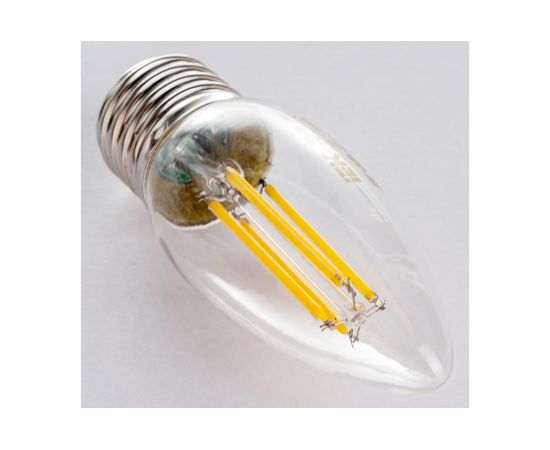 Лампа IEK серия 360, LED, C35, свеча, прозрачная, 7вт, 230В, 3000К, E27 LLF-C35-7-230-30-E27-CL – изображение 2