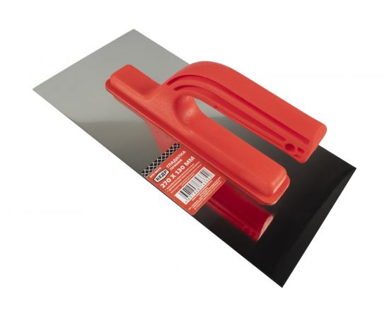 Гладилка КЕДР прямая, нержав. сталь, 270 Х 130 мм, пластик ручка 145 0070 208832 – изображение 2