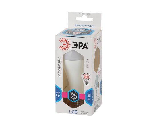 Светодиодная лампа ЭРА LED A65-25W-840-E27, груша, нейтральный Б0035335 – изображение 3