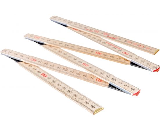 Складной метр (1 м, береза) SOLA H 1/6 53011101 – изображение 3