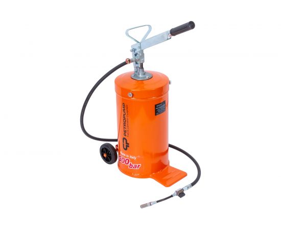Ручной солидолонагнетатель Petropump 16 кг, с тележкой, 300 бар PP210010 – изображение 3