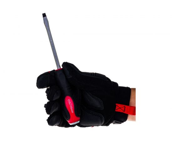 Усиленная плоская отвертка 6 Х100 мм КЕДР 032-1904 25039 – изображение 3