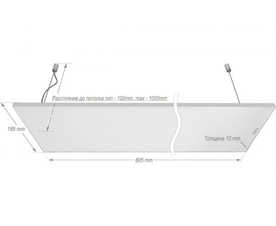 Инфракрасный обогреватель THERMO GLASS PION CERAMIC-06 – изображение 5
