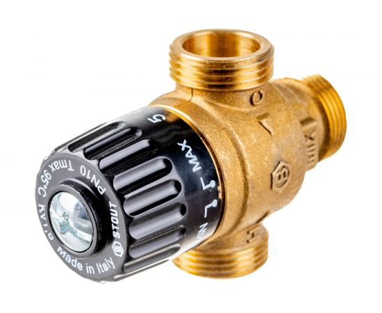 Термостатический смесительный клапан STOUT 3/4 НР, 30-65°С, KV 1.8 SVM-0125-186520 – изображение 5