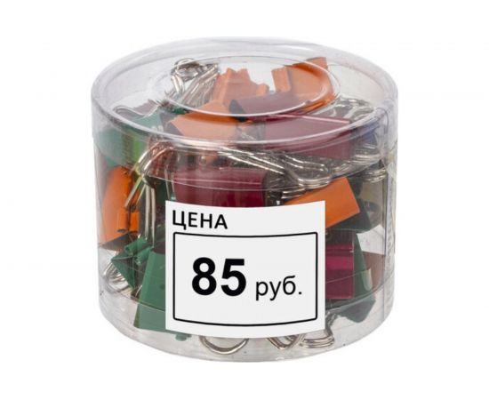 Ценник BRAUBERG Цена 50х40мм, большой, белый, самоклеящийся, комплект 5 рулонов по 200шт, 112357 – изображение 5