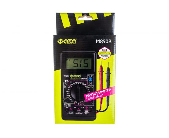 Цифровой мультиметр ФАZА M890B 5008793 – изображение 6