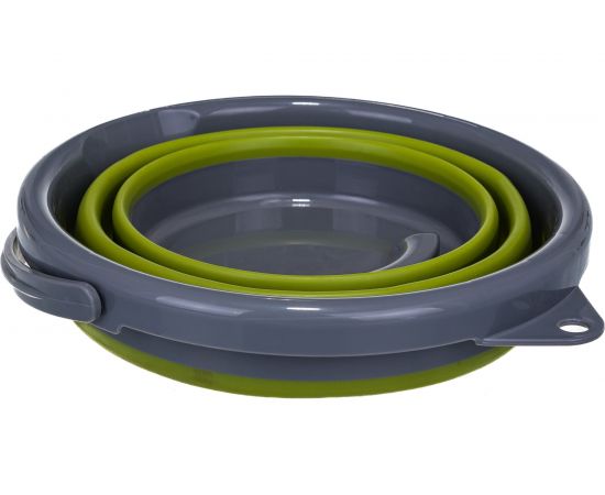 Складное силиконовое ведро Tramp оливковое, 5 л TRC-092 2468 – изображение 6
