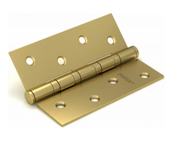 Универсальная петля Fuaro 4BB/BL 125x75x2,5 SB мат. золото БЛИСТЕР 30997 