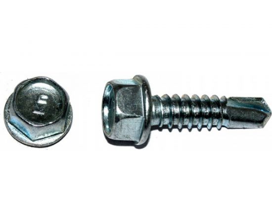 Кровельный саморез КРЕП-КОМП цинк 7мкм, без шайбы, 6,3х19 400шт скбш6319ф 