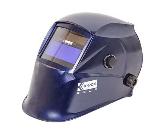 Маска сварщика КЕДР К-202 синяя 8005126 