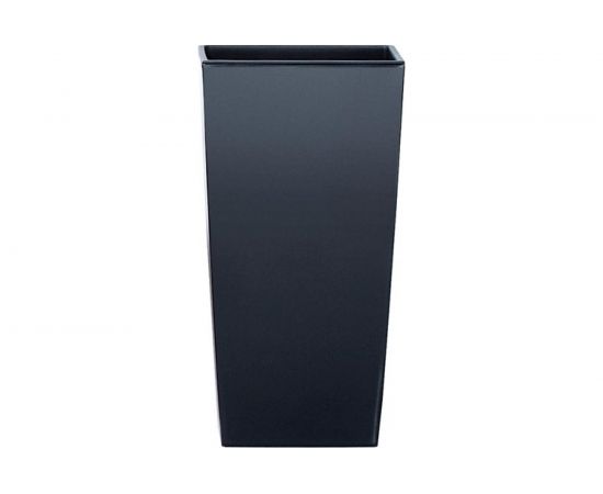 Кашпо для цветов Prosperplast Urbi square 26.6 л, антрацит, 2 предмета DURS265-S433 
