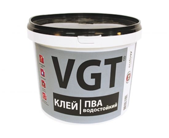 Водостойкий клей ПВА VGT 1кг 11602968 