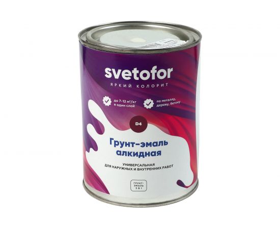 Грунт-эмаль Светофор D4 зеленый RAL 6005 0,9кг ЗОР00004090 