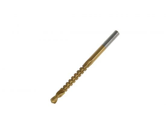 Сверло фрезерное универсальное (4x70 мм; HSS TiN; цилиндрический хвостовик) TUNDRA 3005535 