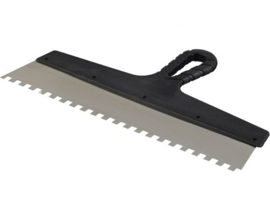 Зубчатый шпатель с антикоррозийным покрытием 350мм зуб 8х8мм Jettools 202-350/8 