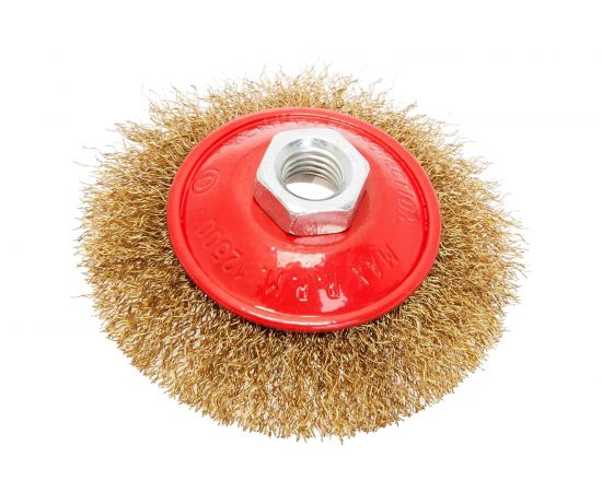 Щетка-крацовка Vorel 100 мм х М14 чашка с гайкой 06972 