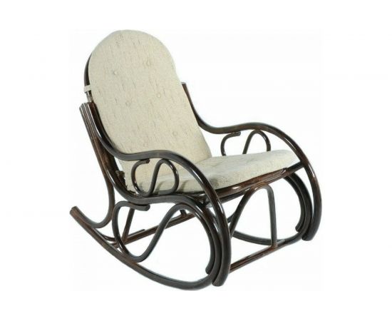 Кресло-качалка с подушкой Vinotti 05/04 Темный Коньяк 