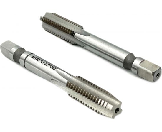 Машинно-ручной метчик TORNERI М12х1.75 комплект из 2-х штук Р6М5 019801 