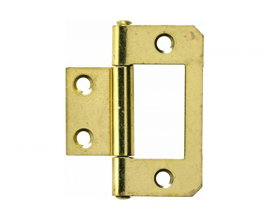 Универсальная петля HETTICH без врезки 38 х 20 мм 2 шт сталь латунированная 953249 
