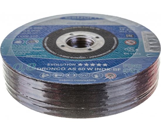Диск отрезной по металлу Evolution AS 60 W BOX-25 (25 шт в жестяной коробке; 25x0.8x22.23 мм) DRONCO 6900843100 