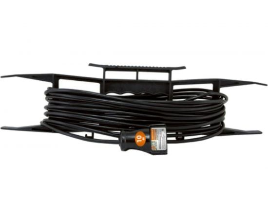 Силовой народный удлинитель-шнур TDM на рамке ПВС 1300 Вт б/з,10м, штепсельное гнездо SQ1307-0301 