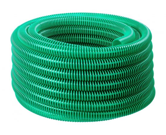 Шланг напорно-всасывающий со спиралью ПВХ (15 м; 25 мм; 3 атм) ЗУБР 40325-25-15 