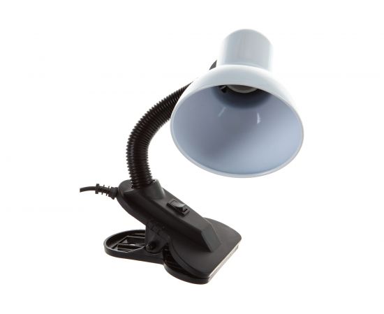 Настольный светильник с прищепкой, белый 230В, 60Вт, E27, ЛОН Ultraflash UF-320 C01 12361 – изображение 2