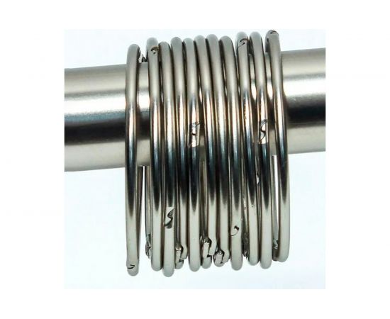 Кольца для штор Bath Plus DECOR COLLECTION серебро 12 шт D58MM KDC-07 – изображение 2