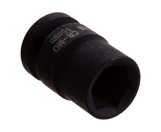 Головка ударная шестигранная (15 мм; 1/2DR) AV Steel AV-720015 – изображение 2