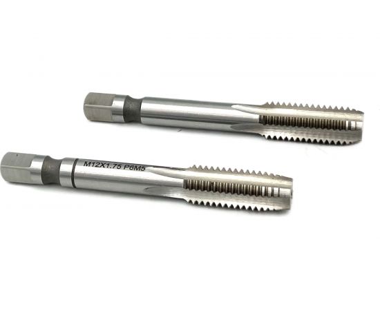 Машинно-ручной метчик TORNERI М12х1.75 комплект из 2-х штук Р6М5 019801 – изображение 3