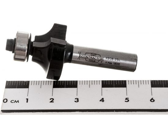 Фреза концевая радиусная с нижним подшипником Contractor (25.4x12.7 мм; R 6.35 мм) CMT K938-254 – изображение 3