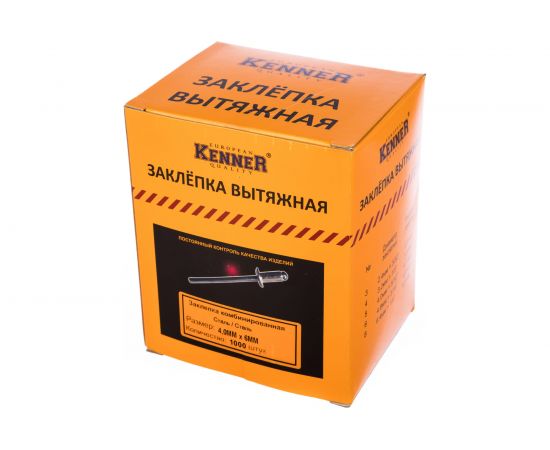 Вытяжная заклепка Kenner сталь/сталь 4х 6 1000шт зс46 – изображение 3