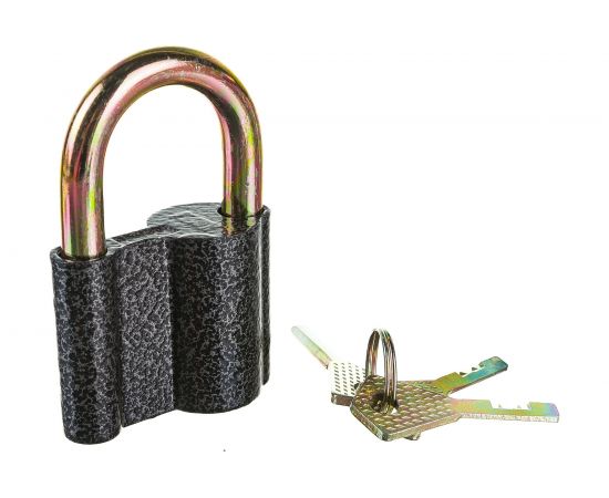 Навесной замок Сималенд 54x80 мм, 3 ключа 622441 – изображение 3