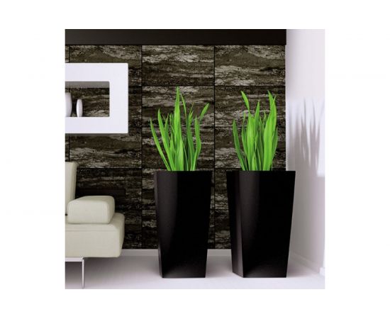 Кашпо для цветов Prosperplast Urbi square 26.6 л, антрацит, 2 предмета DURS265-S433 – изображение 3