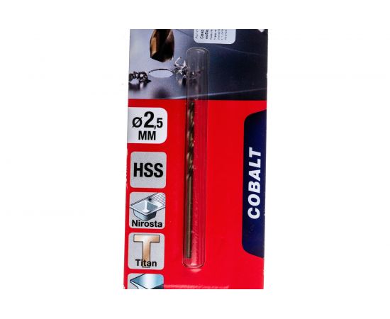 Сверло по металлу COBALT (2.5 мм; HSS) KWB 248-625 – изображение 4