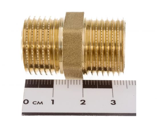 Удлиненный ниппель 1/2 латунный Uni-Fitt 601G2200 – изображение 5