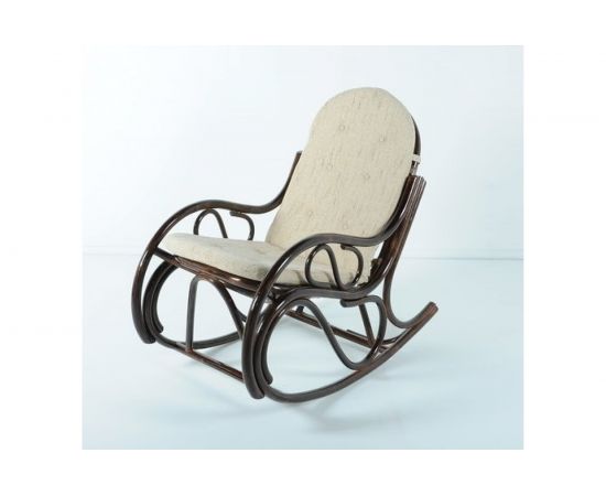 Кресло-качалка с подушкой Vinotti 05/04 Темный Коньяк – изображение 6