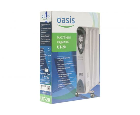 Масляный радиатор Oasis UT-20 4640015385844 – изображение 9