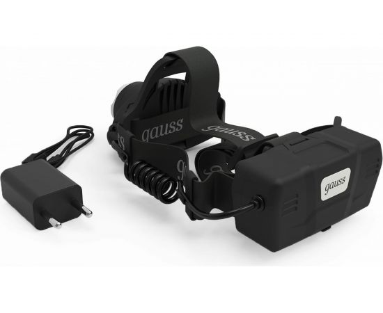 Налобный фонарь Gauss модель GFL407 5W 450lm Li-ion 2400mAh LED 1/12/48 GF407 – изображение 10
