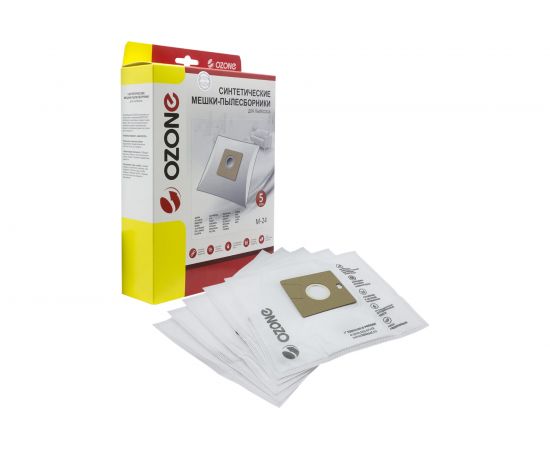 Мешки-пылесборники синтетические для пылесосов (5 шт.) OZONE M-24 